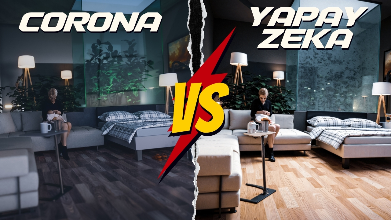 Corona Render vs. ArchiVinci: Yapay Zeka ile Render Süreçlerini Hızlandırma
