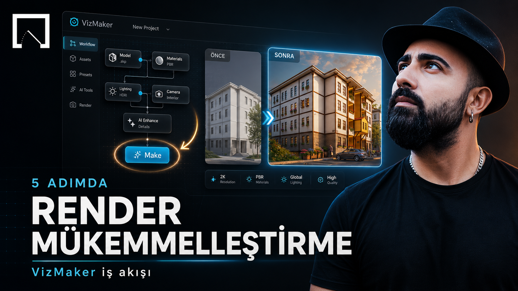 VizMaker ile Render Mükemmelleştirme